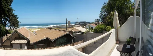 Vista al mar desde la terraza privada del Departamento 4